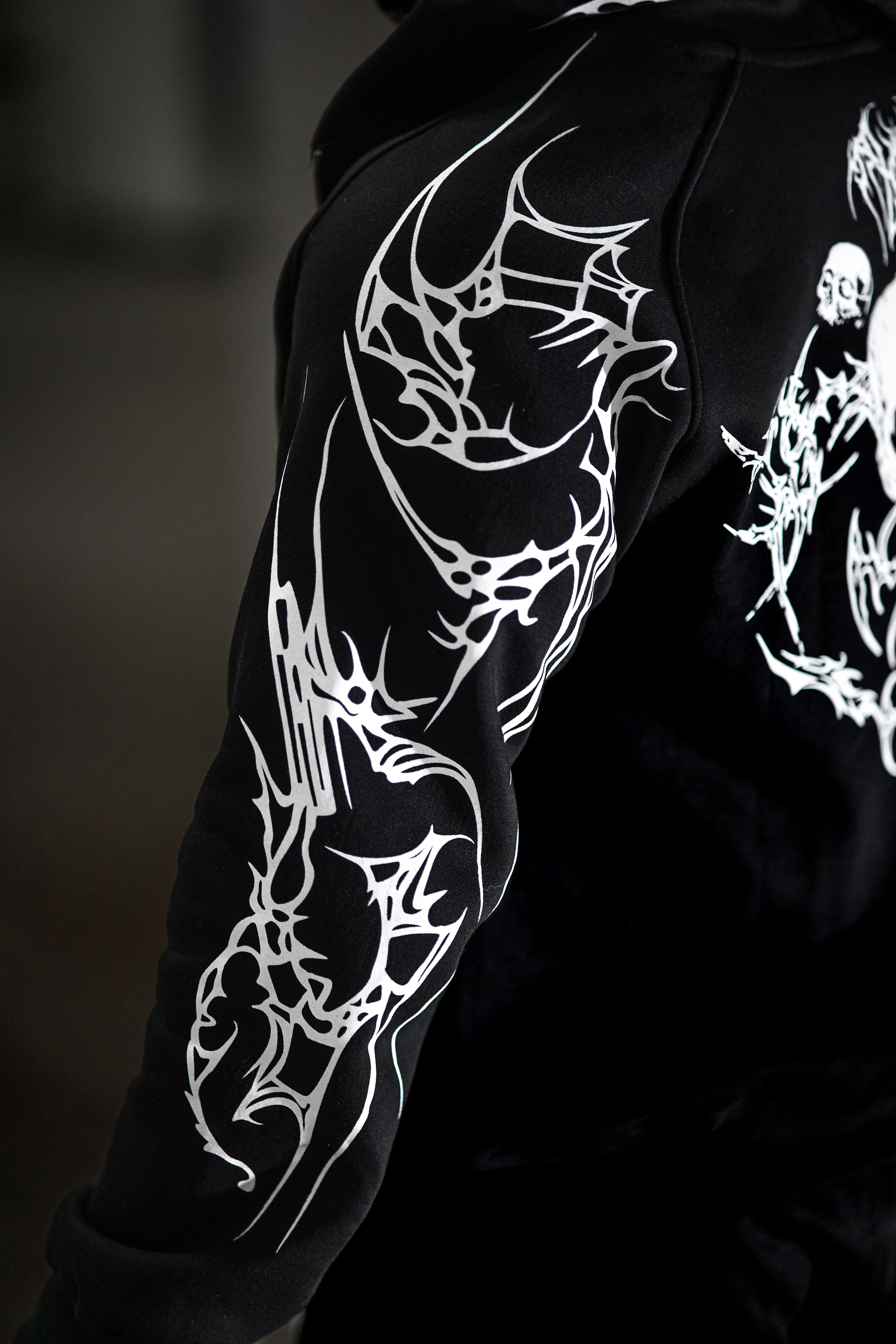 Skull Zip Hoodie - Premium from LAYERZZ - Just Rs. 1799! Shop now at LAYERZZ