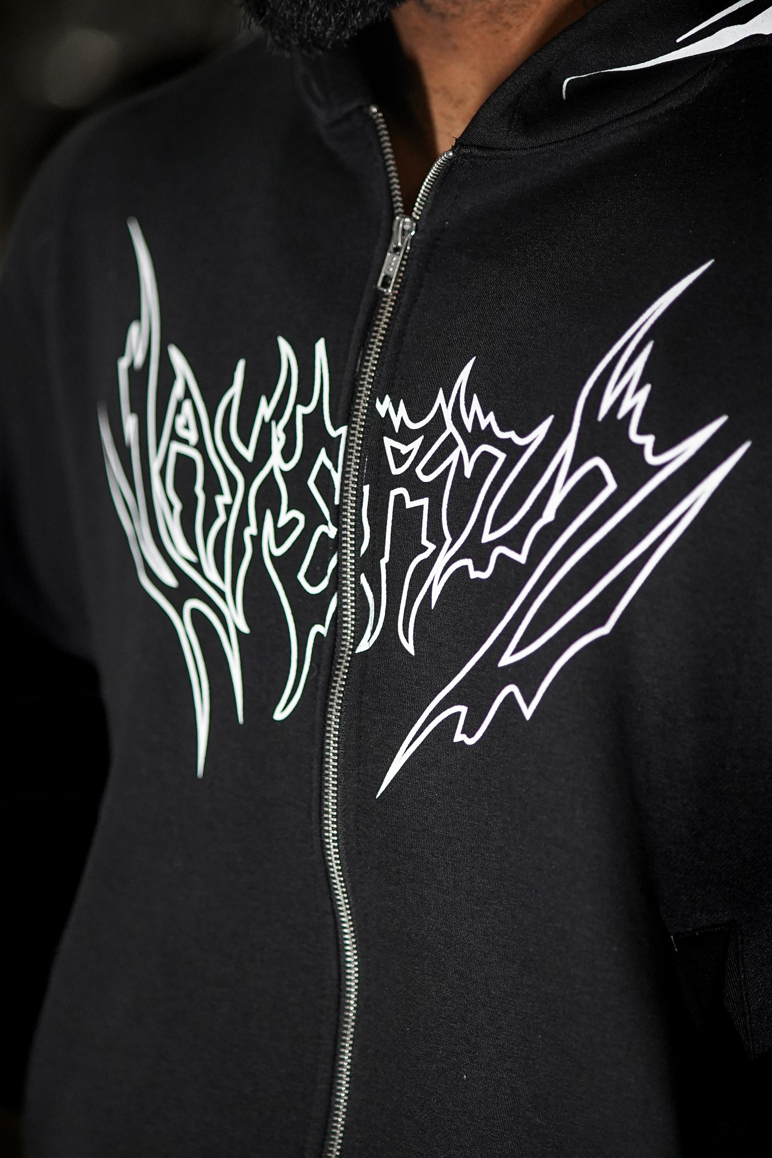 Skull Zip Hoodie - Premium from LAYERZZ - Just Rs. 1799! Shop now at LAYERZZ