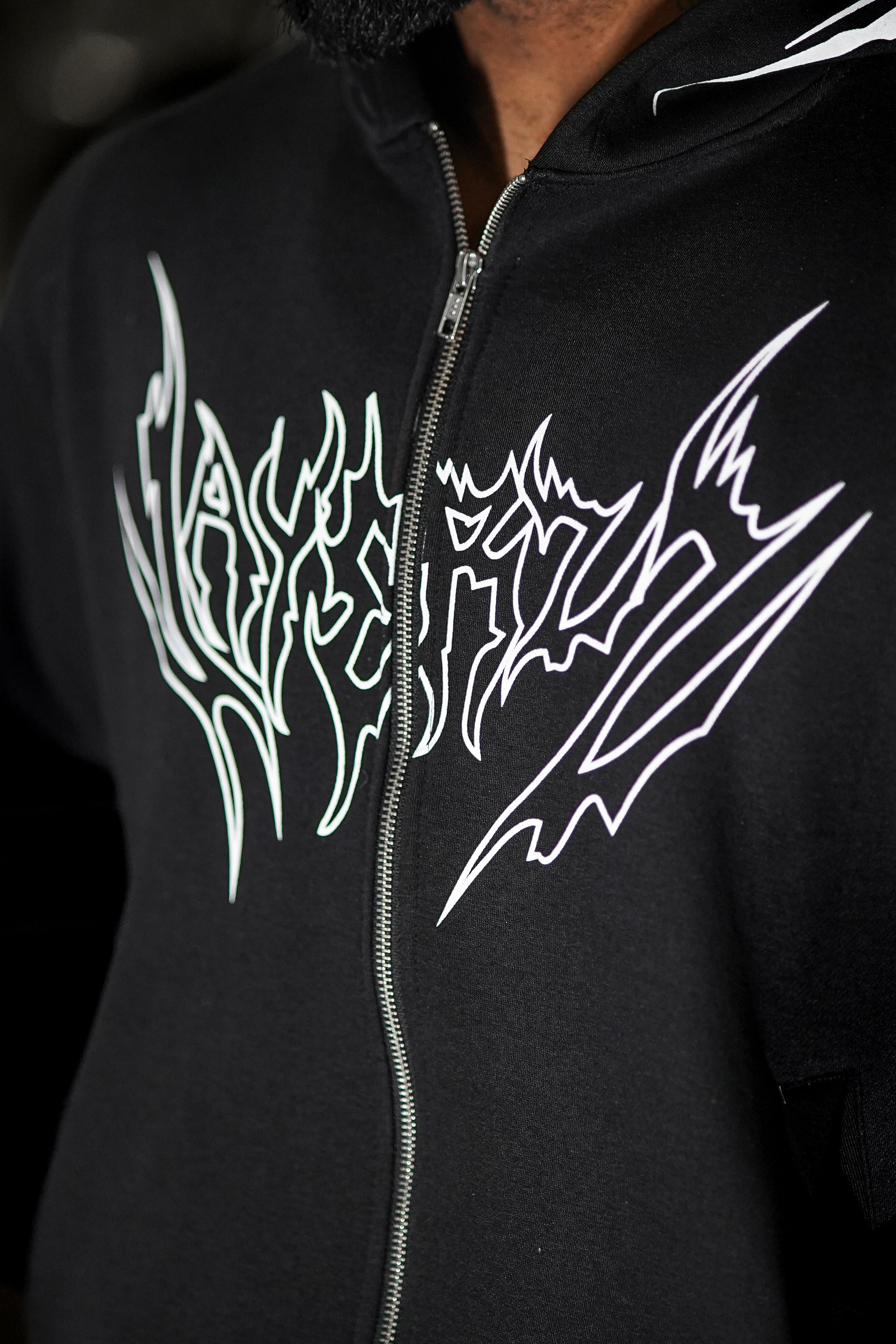 Skull Zip Hoodie - Premium from LAYERZZ - Just Rs. 1799! Shop now at LAYERZZ