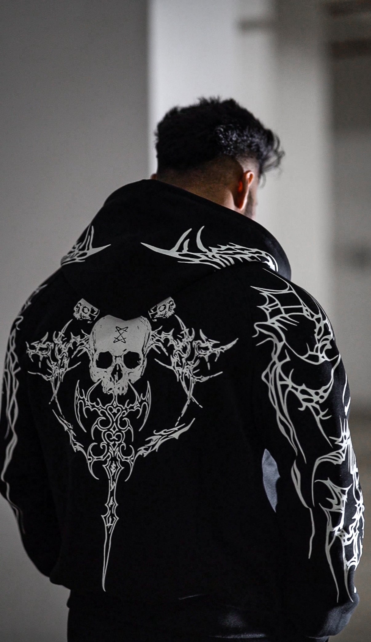 Skull Zip Hoodie - Premium from LAYERZZ - Just Rs. 1999! Shop now at LAYERZZ