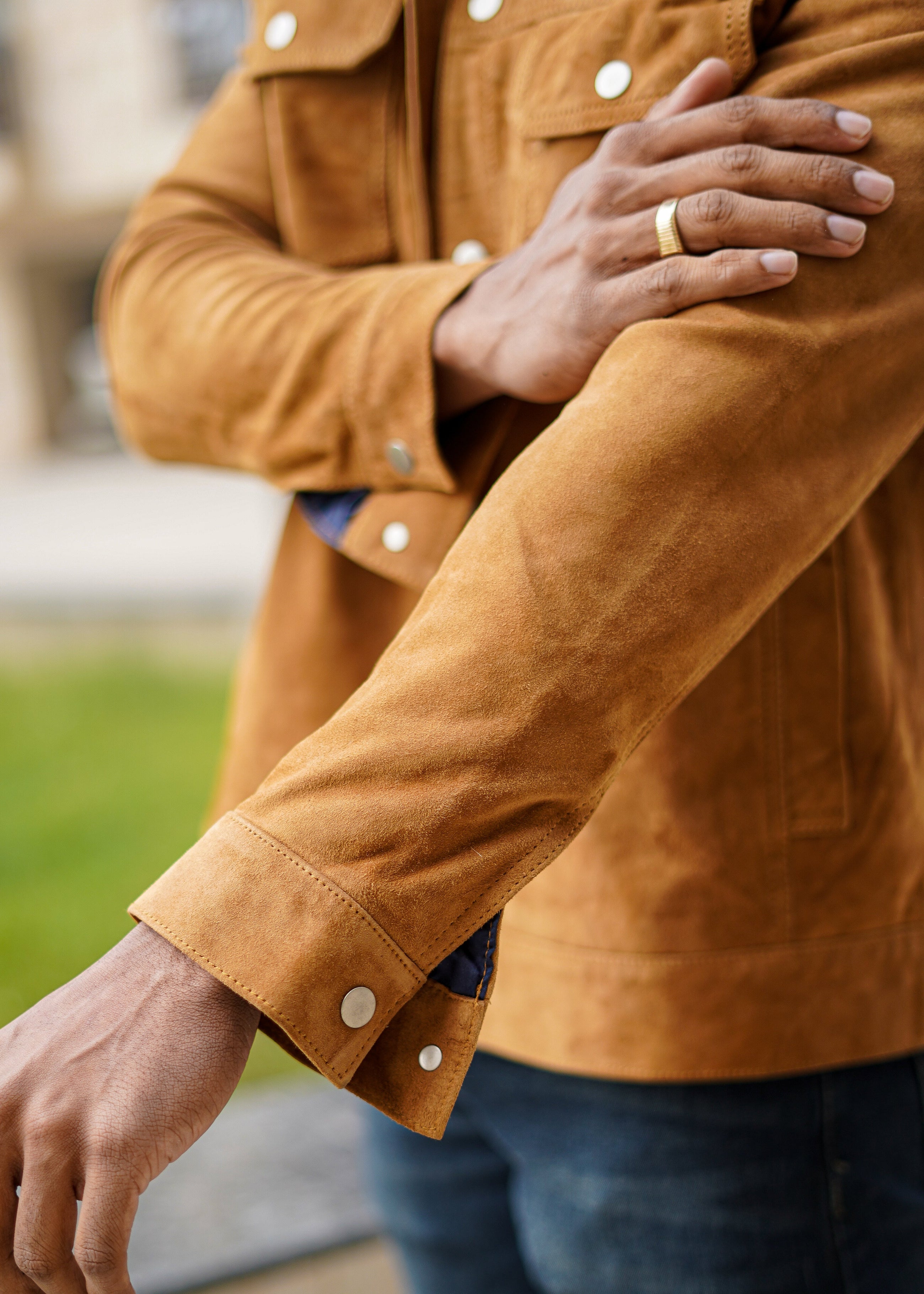 Italian suedu Trucker Jacket - layerzz - Premium from LAYERZZ - Just Rs. 5599! Shop now at LAYERZZ