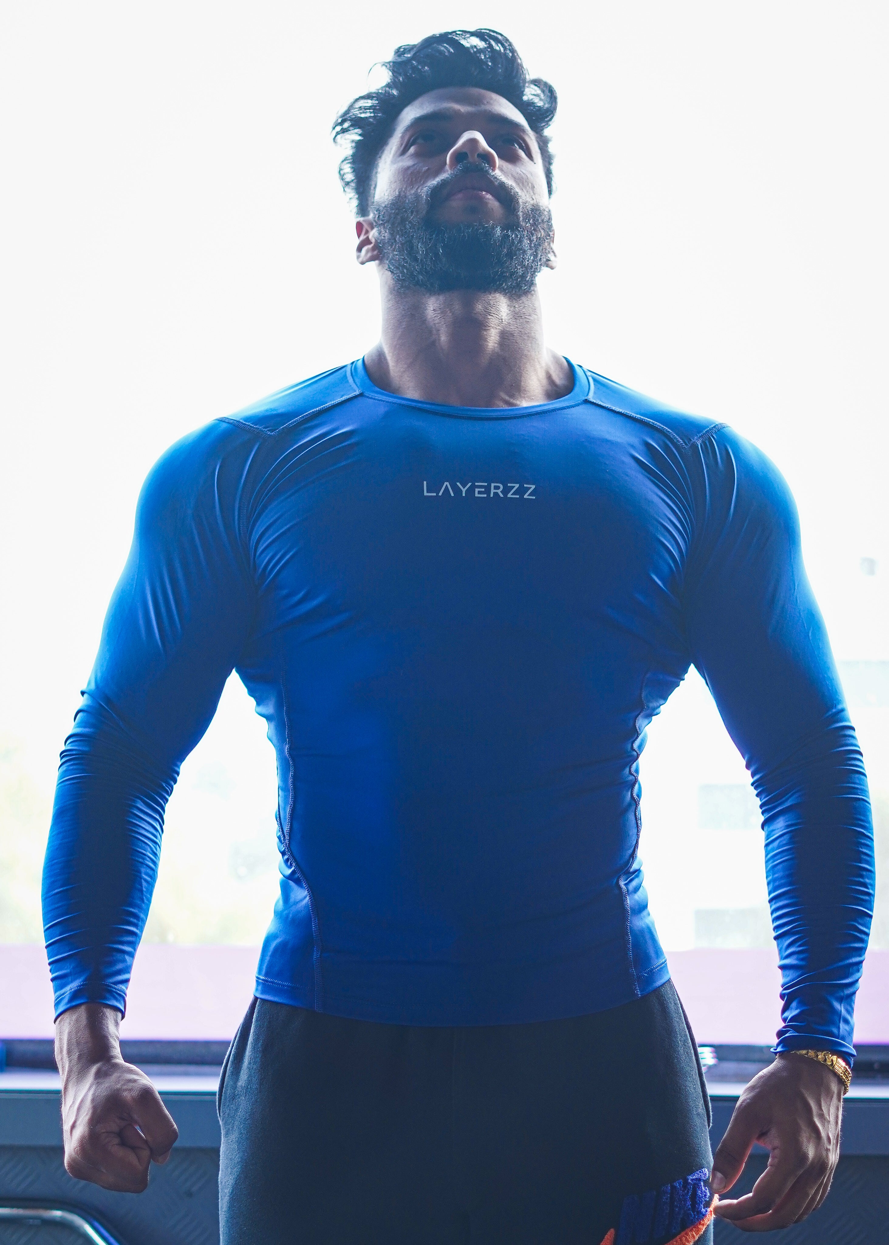 Combat  Compression Blue - Premium  from LAYERZZ - Just Rs. 699! Shop now at LAYERZZ