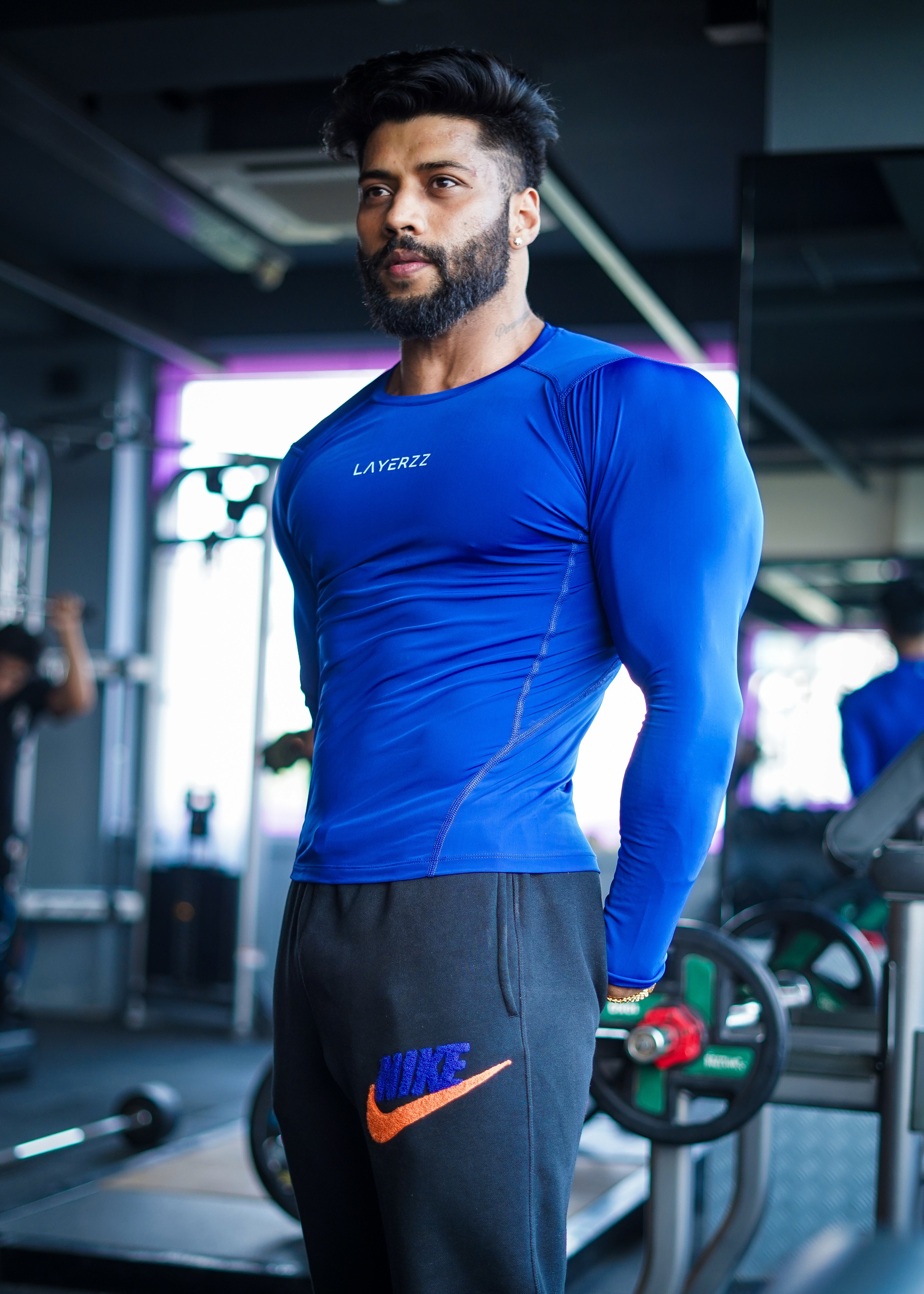 Combat  Compression Blue - Premium  from LAYERZZ - Just Rs. 699! Shop now at LAYERZZ