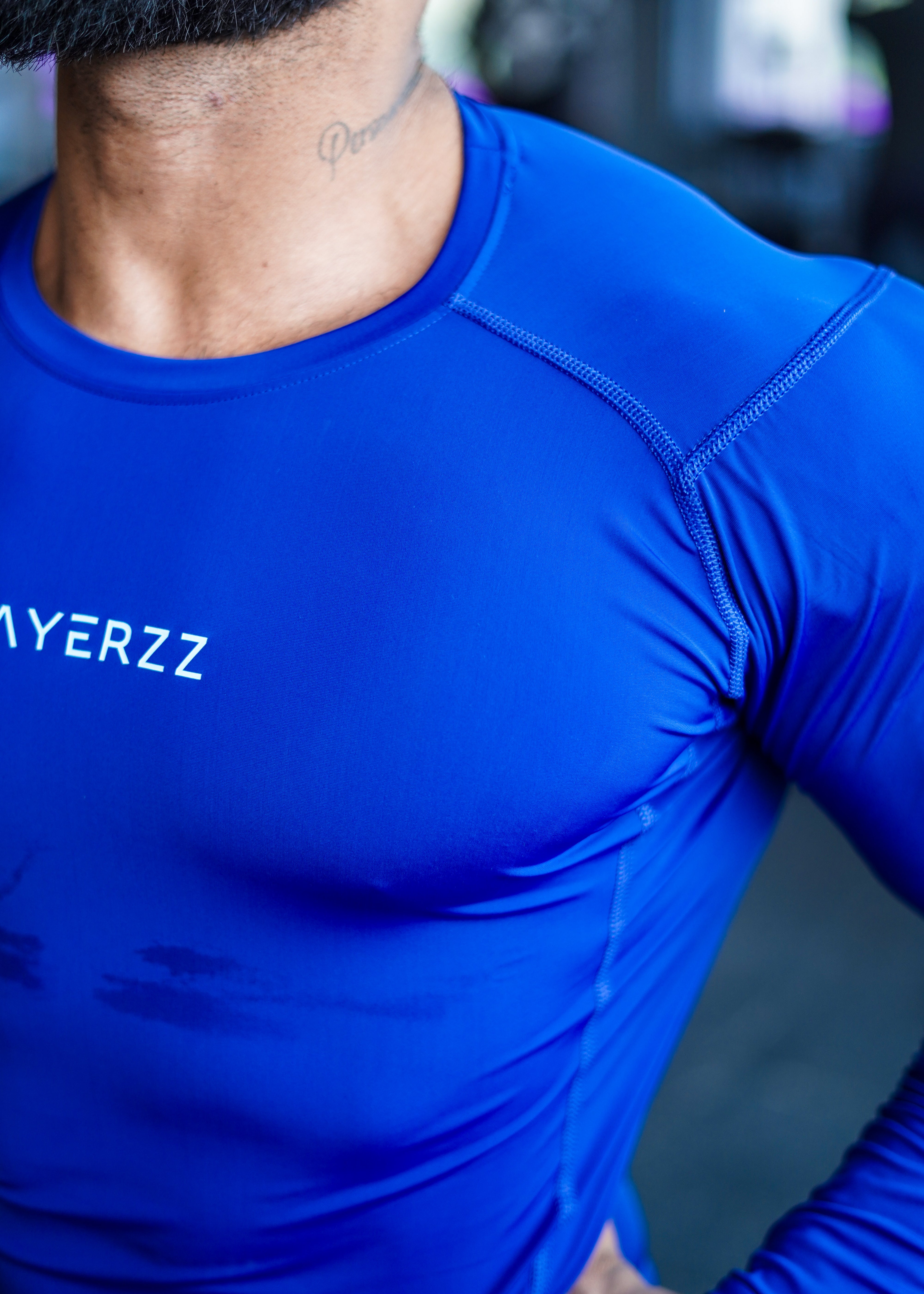 Combat  Compression Blue - Premium  from LAYERZZ - Just Rs. 699! Shop now at LAYERZZ