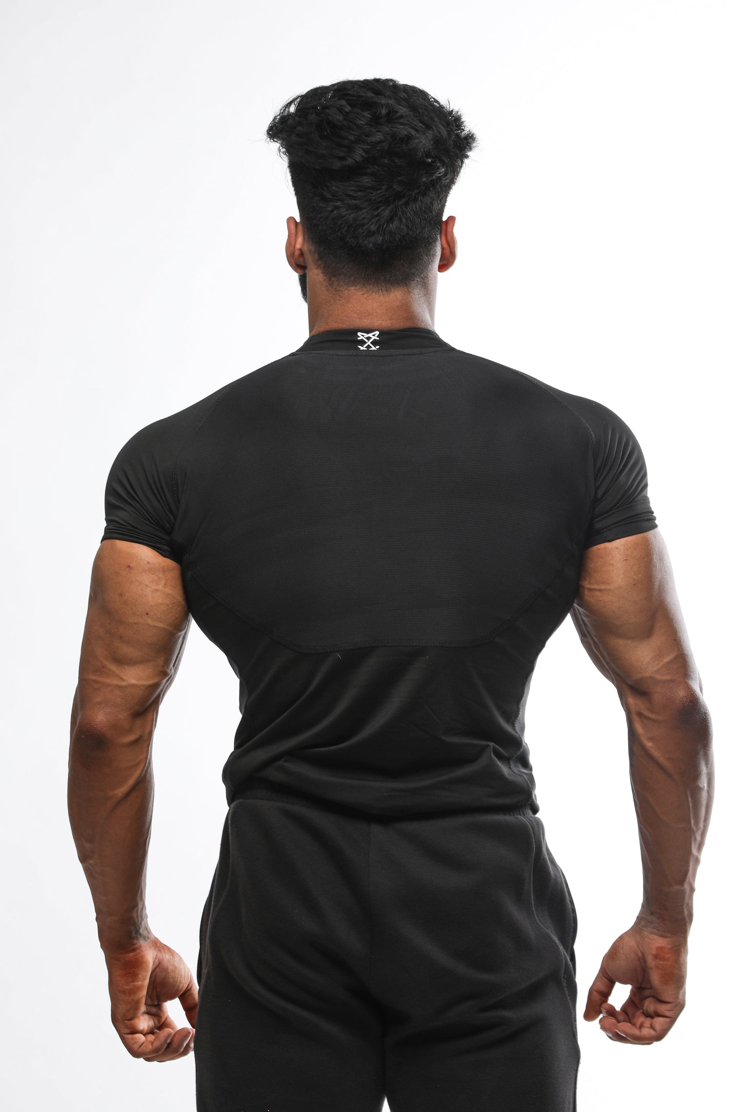 Neck Logo Compression - black - Premium  from My Store - Just Rs. 980! Shop now at LAYERZZ