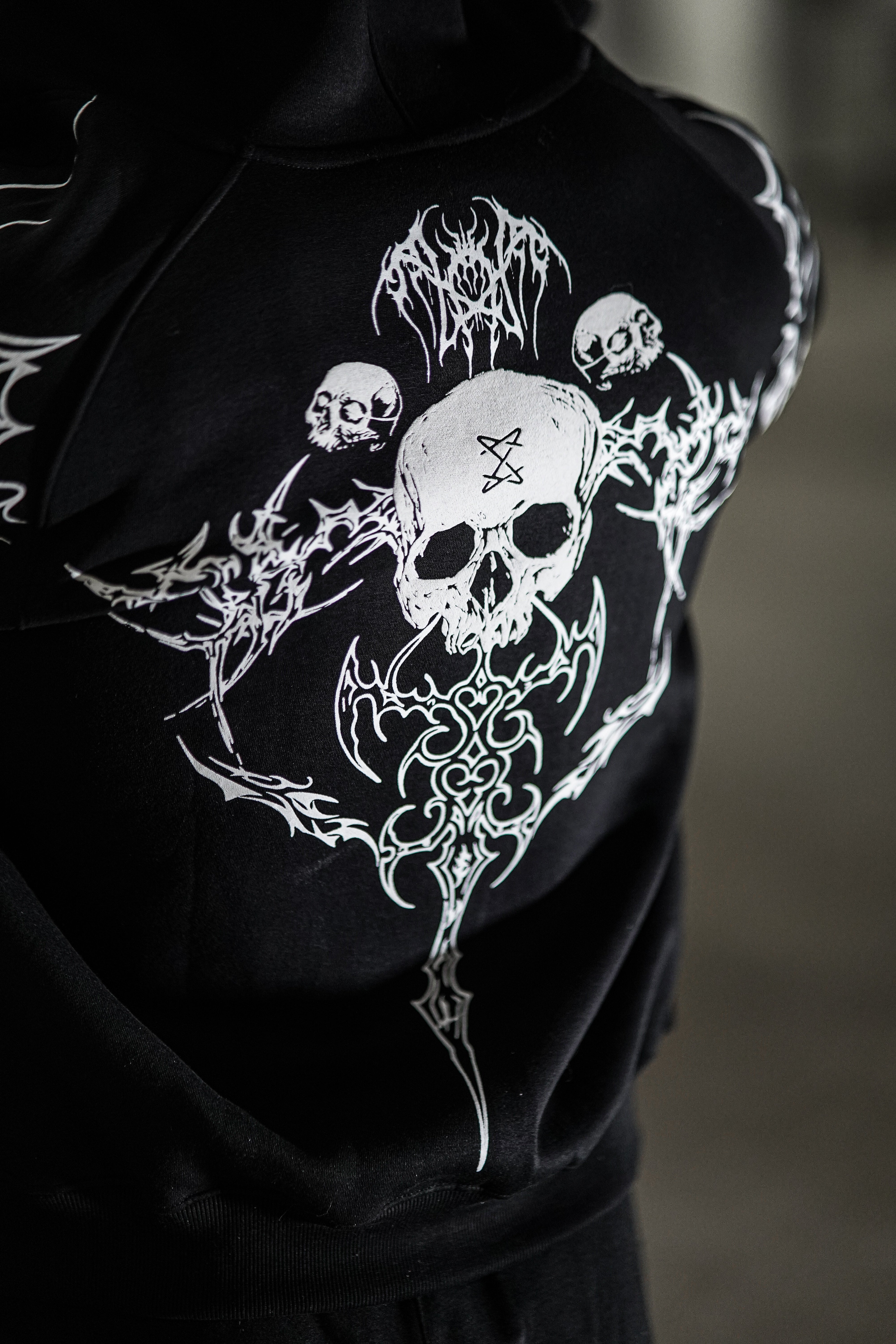 Skull Zip Hoodie - Premium  from LAYERZZ - Just Rs. 1799! Shop now at LAYERZZ