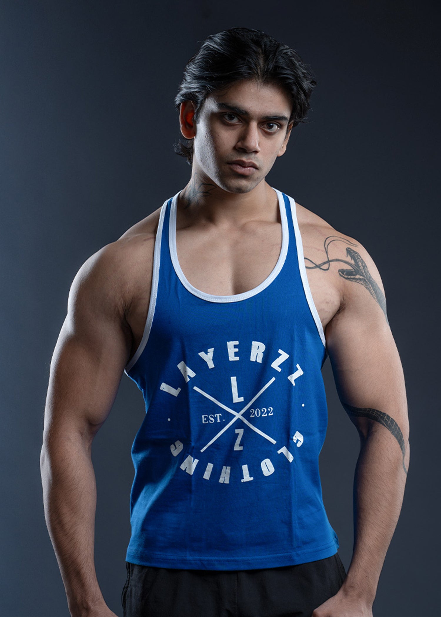 Legacy Stringer - Blue - Premium  from LAYERZZ - Just Rs. 699! Shop now at LAYERZZ