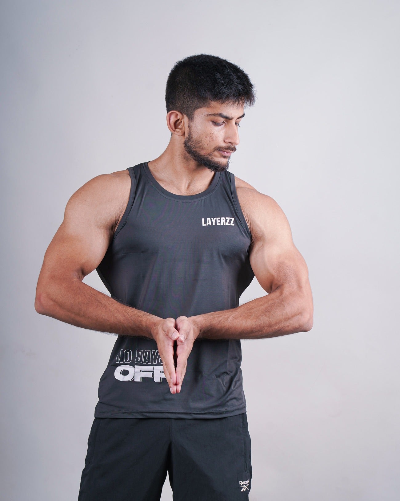 No days off tank - grey - Premium  from My Store - Just Rs. 699! Shop now at LAYERZZ