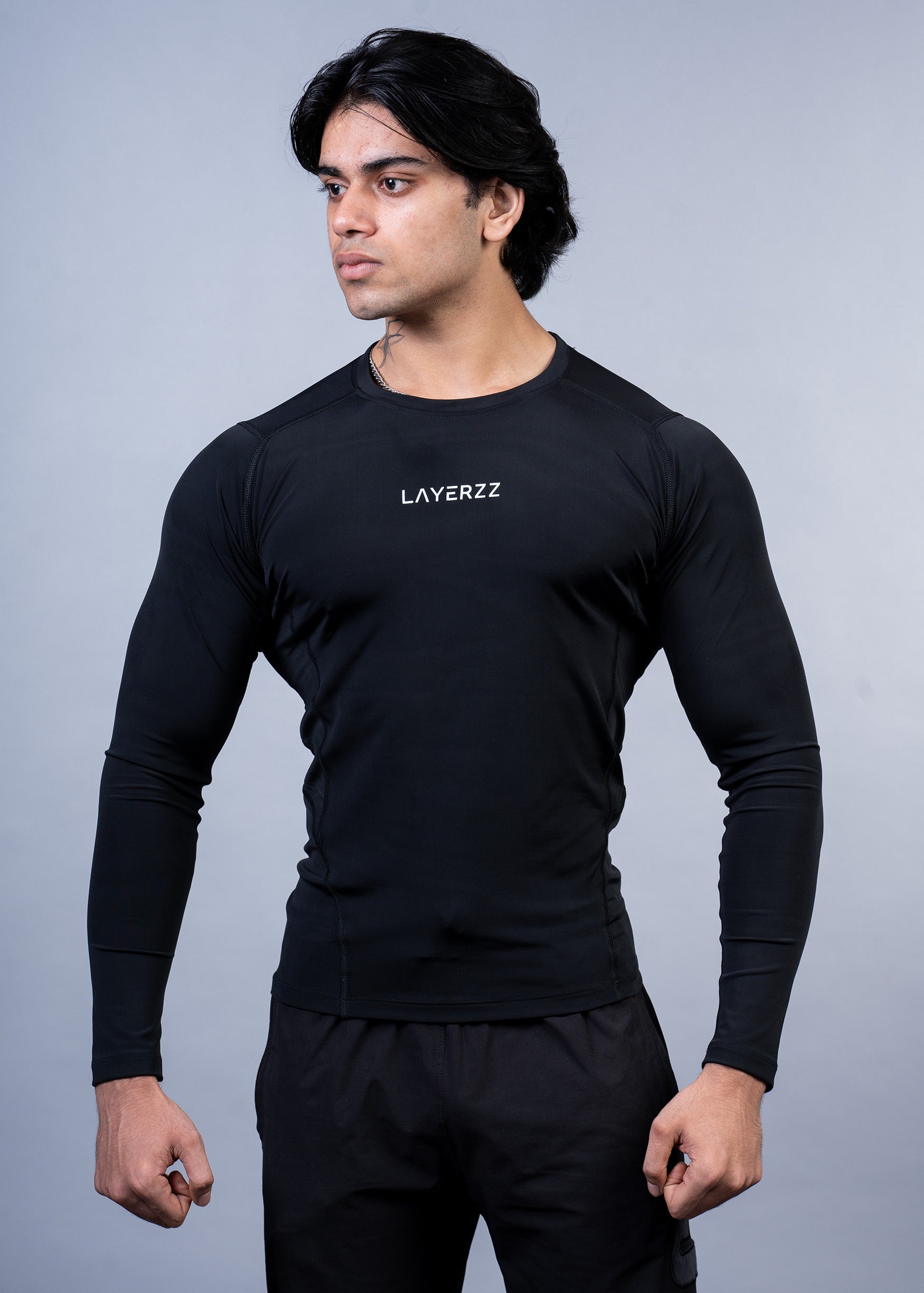 Combat Compression - Black - Premium  from LAYERZZ - Just Rs. 699! Shop now at LAYERZZ