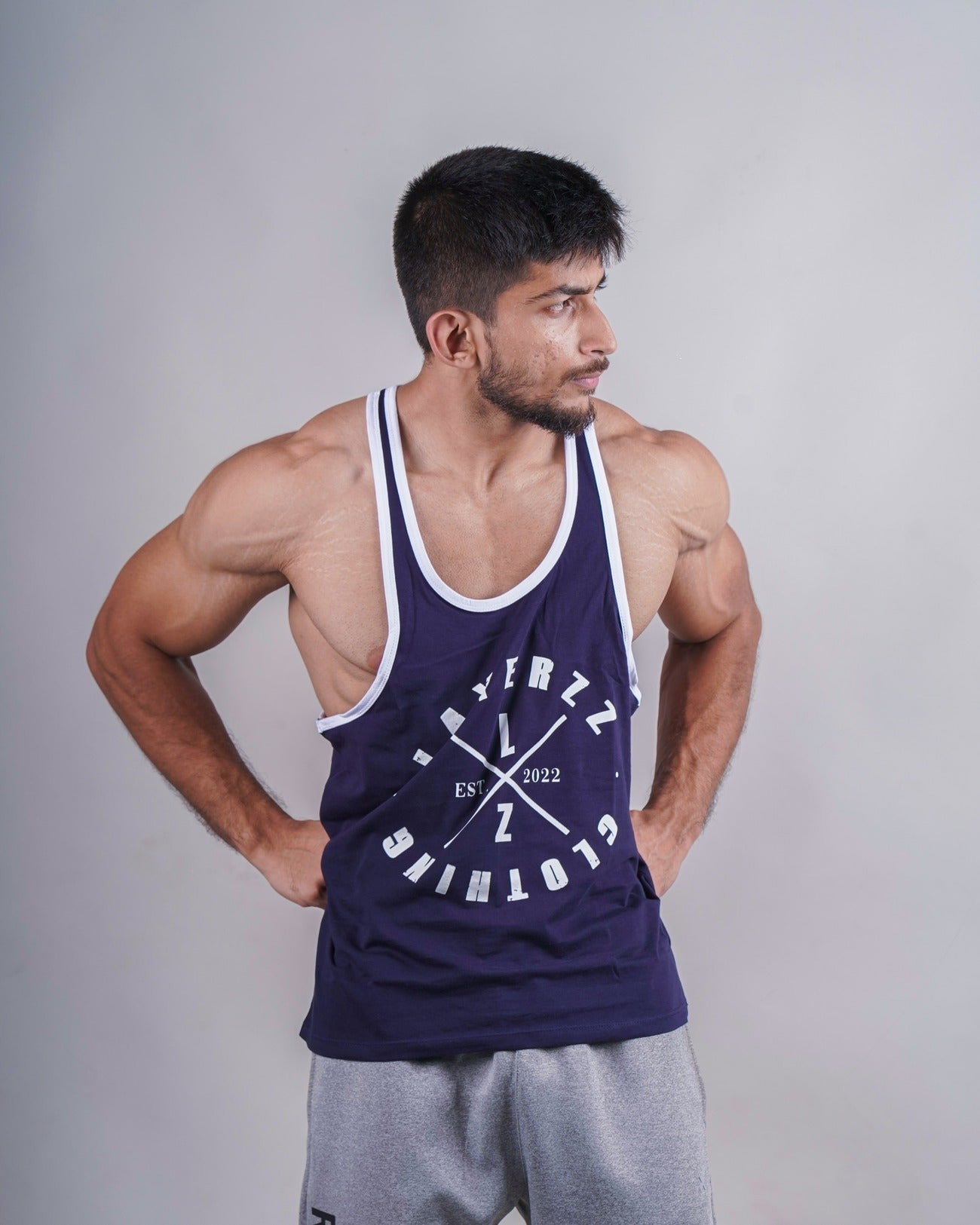 Legacy Stringer - Navy Blue - Premium  from My Store - Just Rs. 599! Shop now at LAYERZZ