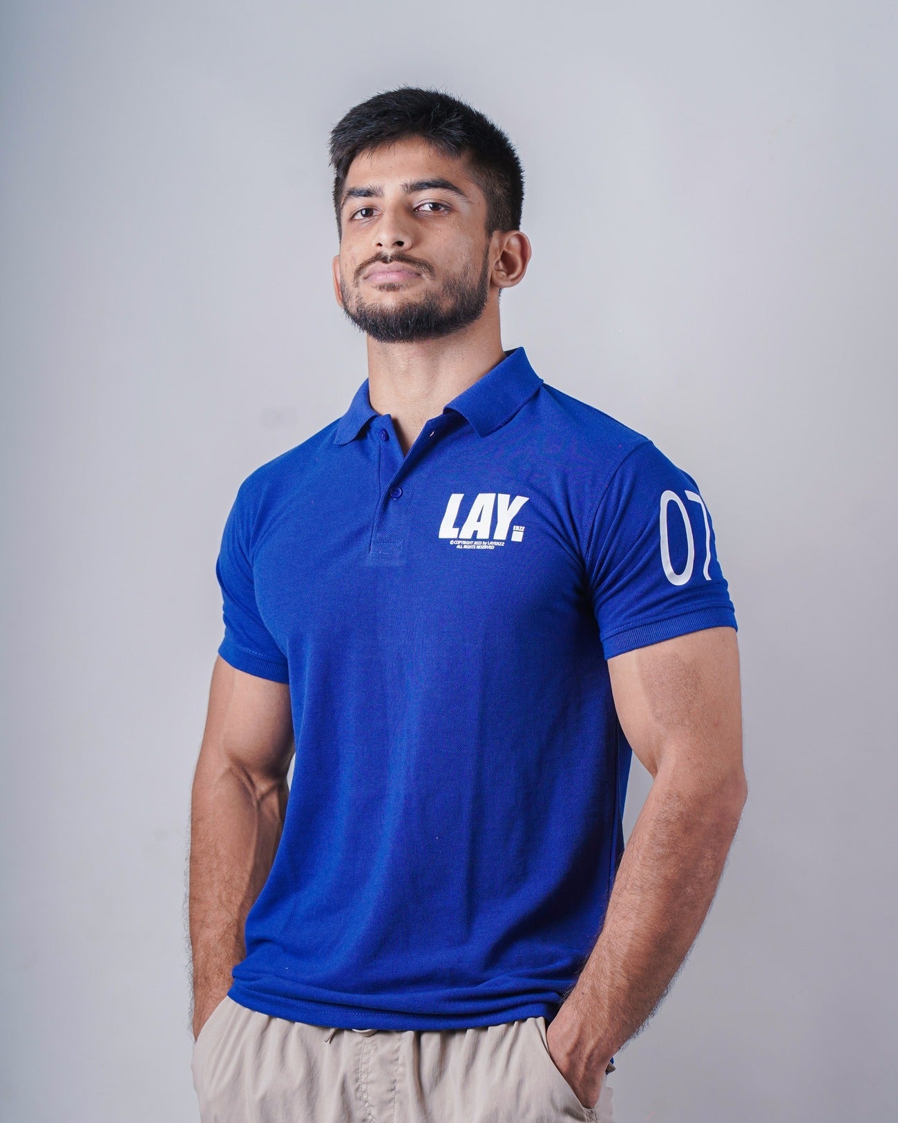 Polo-blue - Premium  from My Store - Just Rs. 899! Shop now at LAYERZZ