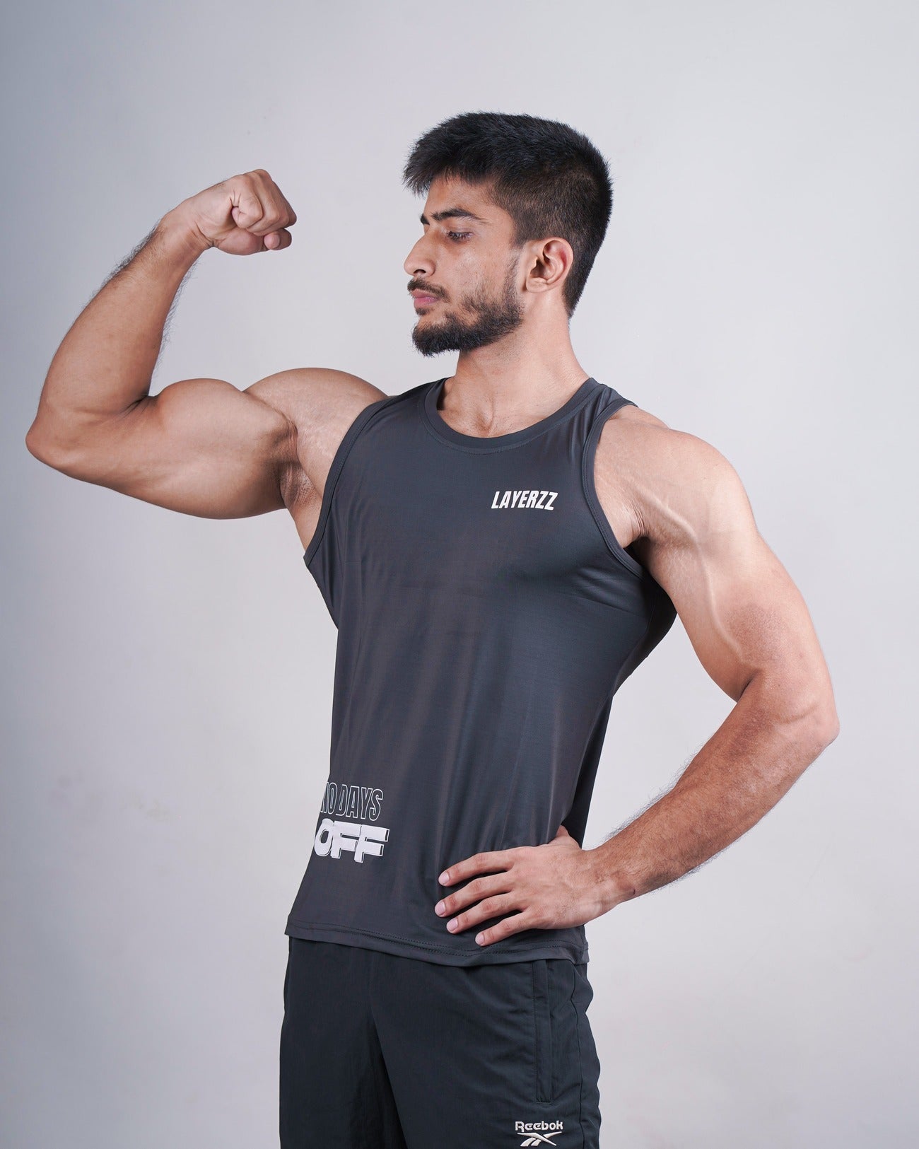 No days off tank - grey - Premium  from My Store - Just Rs. 699! Shop now at LAYERZZ