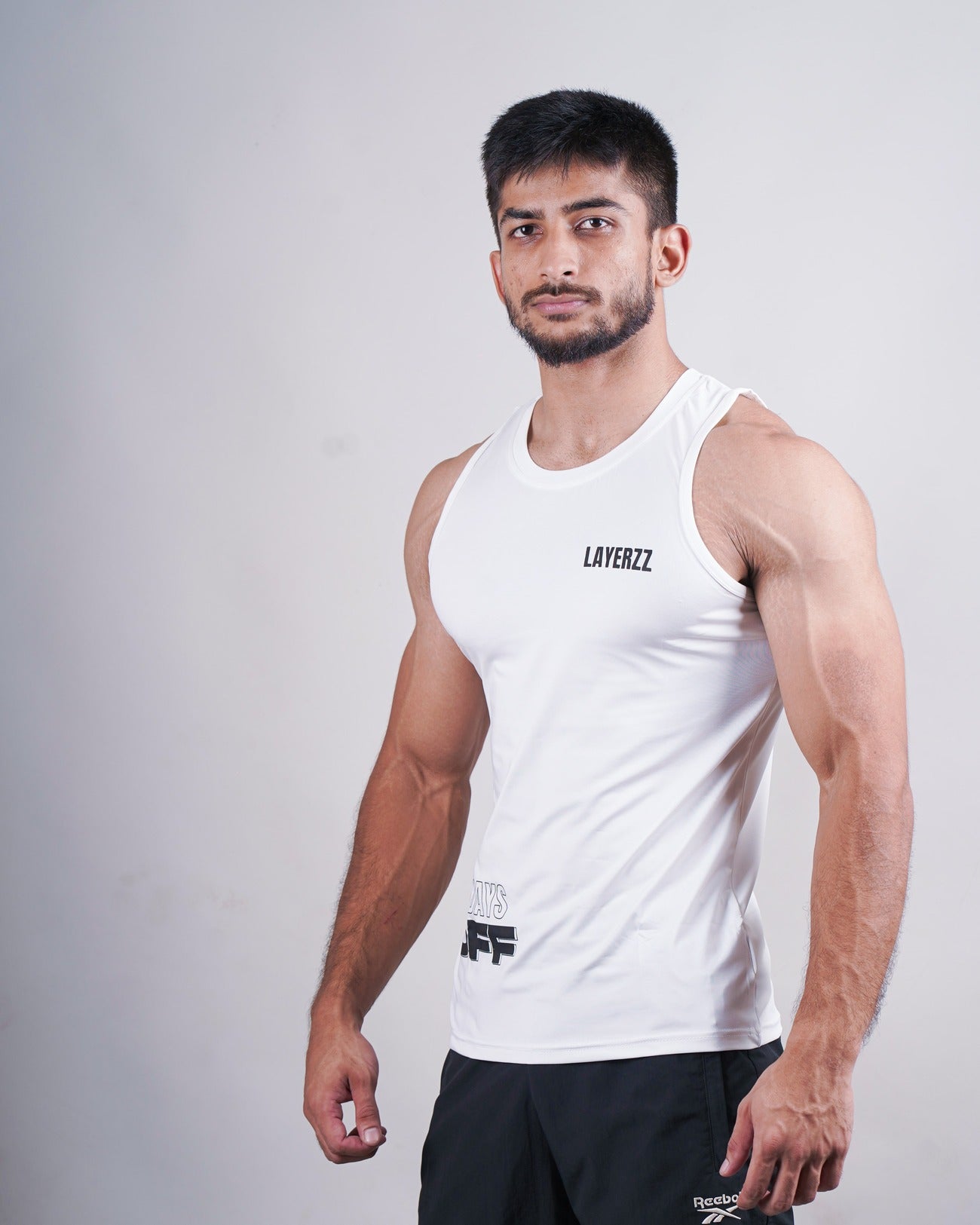 No Days off tank - white - Premium  from My Store - Just Rs. 699! Shop now at LAYERZZ