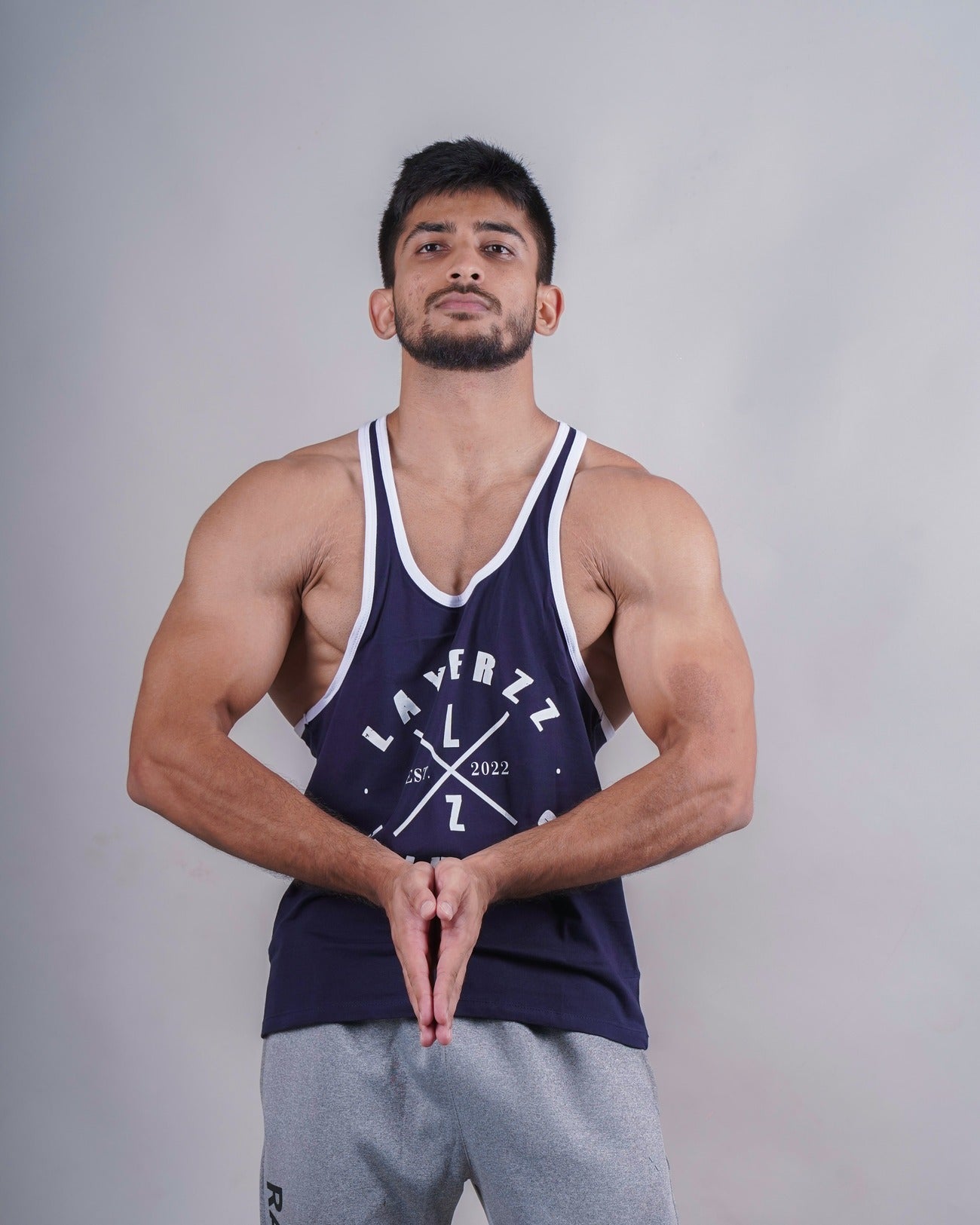 Legacy Stringer - Navy Blue - Premium  from My Store - Just Rs. 599! Shop now at LAYERZZ